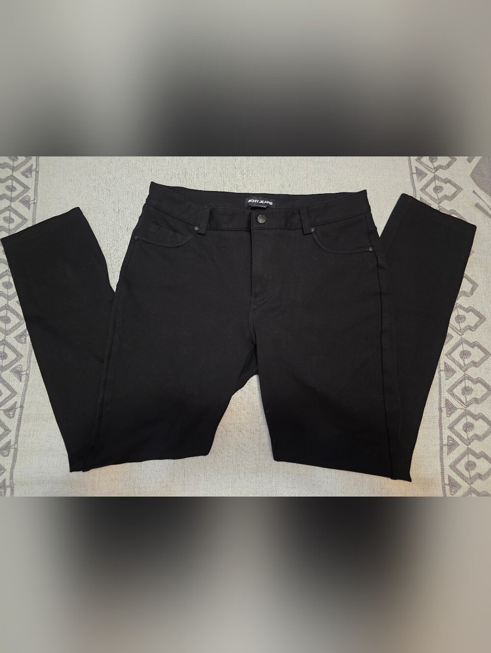 DKNY Jeans Black Stretch Skinny Pants / Trousers Size Medium M